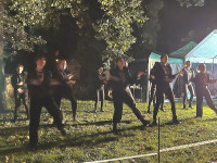 Niesel und Regen taten der Begeisterung keinen Abbruch. Es war eine fantastische Stimmung.