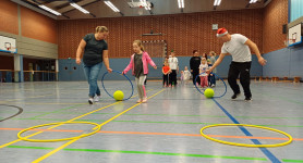 Mutti und Vati sind ebenfalls sportlich aktiv.