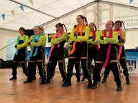 Optimal vorbereitet und bestens gelaunt geben die Mädels ihr Bestes.