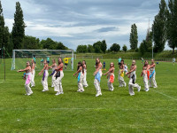 Kurz zuvor regnete es noch. Wir performten dann aber bei bestem Wetter - herrlich!