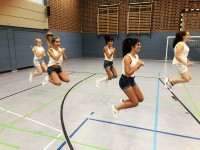 Das Training erfordert viel körperlichen Einsatz.