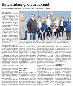 Unterstützung, die ankommt (Volksstimme, 27. Mai 2019)