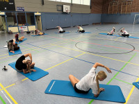 .... und dann kommt sie wie immer - die finale Endentspannung nach einem intensiven Training.