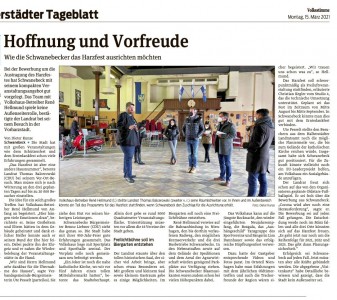 Volksstimme vom 15. März 2021